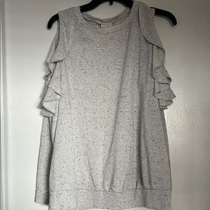 Isabel Maternity by Ingrid & Isabel Speckled Cream Top